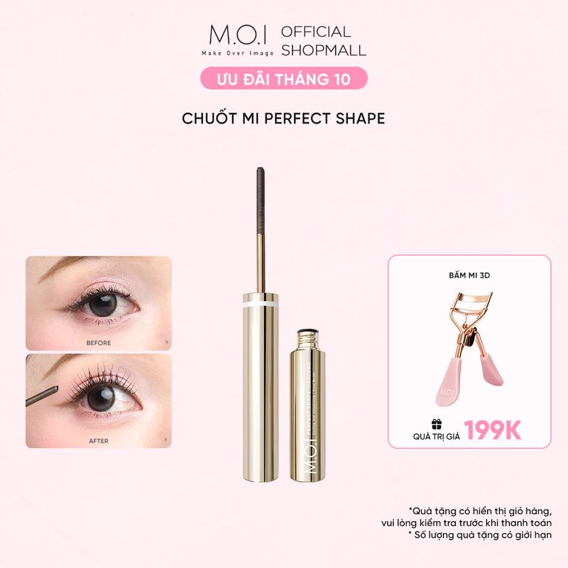 Mascara dài và cong mi lâu trôi - MOI Perfect Shape Mascara 4ml