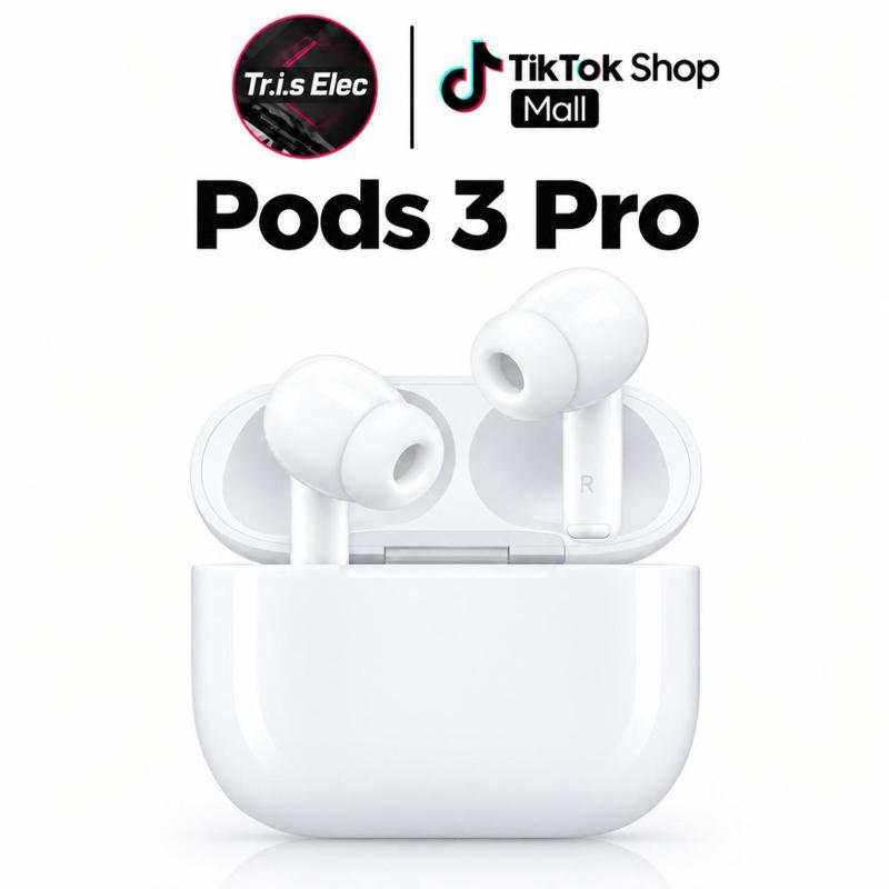 Tai Nghe Bluetooth Pr0 Gen3 ANC [Bản Nâng Cấp] Chống Ồn 40db- Xuyên Âm Chủ Động| Pin 6H Kèm Ốp Bảo Vệ+ Cap Usb. Bảo Hành 6 Tháng Lỗi Đổi Mới, Nhét Tai Nghe Nhạc Earphone, Micro Tích Hợp Sẵn Nghe Nhạc Bluetooth