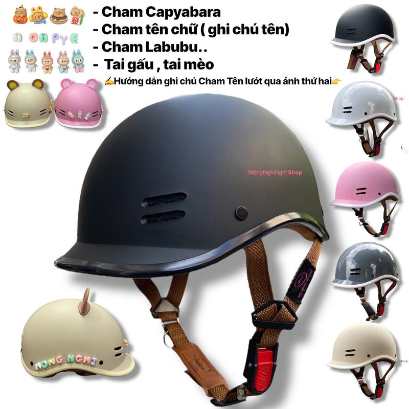 ( MŨ ĐẠT CHUẨN ĐI XE MÁY) Nón Bảo Hiểm Kiểu Dáng Cá Heo Chính Hãng CAMRY CR HELMET- KÈM PHỤ KIỆN, Bảo Hành 12 Tháng Chất Liệu Nhựa ABS , Helmet Phụ Kiện đẹp