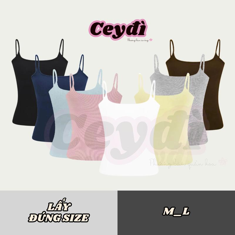 [2S] [CÓ MÚT & KHÔNG MÚT] (nhớ chọn phân loại CÓ MÚT hoặc KHÔNG MÚT nha mn)Áo 2 dây thắt eo siêu tôn dáng CHÚ Ý LỰA CHỌN ĐÚNG SIZE nha