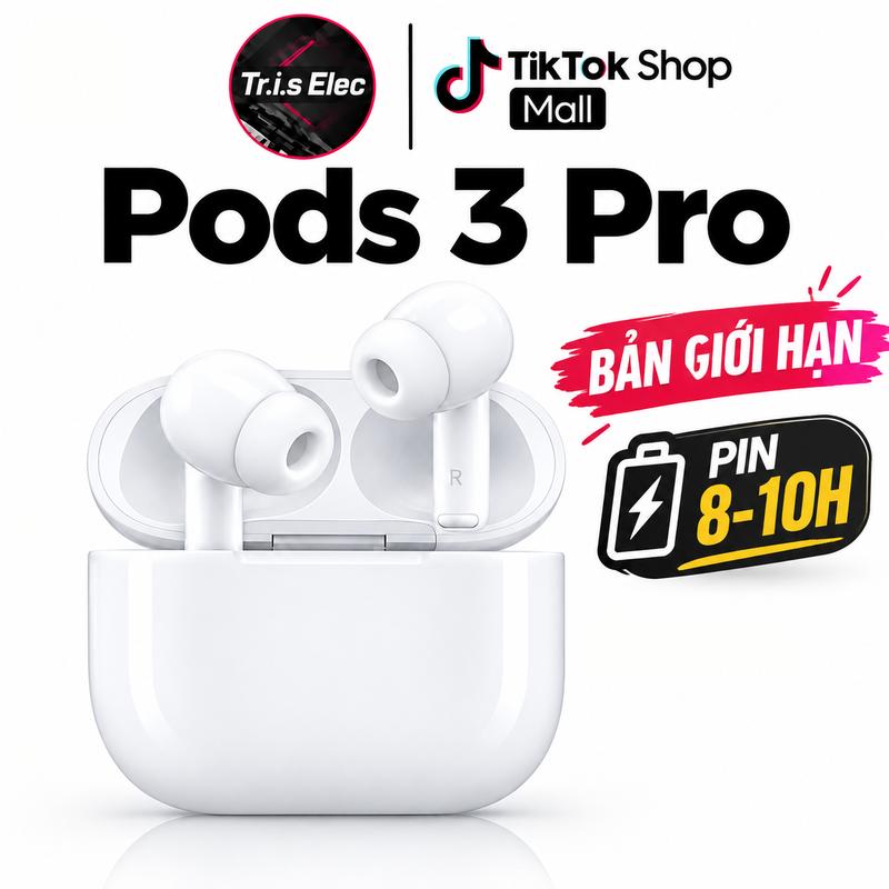 Tai Nghe Pr0 Gen3 ANC [Bản GIỚI HẠN PIN 10H CÓ NHỊP TIM] Chống Ồn 80db- Xuyên Âm Chủ Động| FULL CHỨC NĂNG Cap Usb. Bảo Hành 12 Tháng Lỗi Đổi Mới, Nhét Tai Nghe Nhạc Earphone, Micro Tích Hợp Sẵn Nghe Nhạc Bluetooth