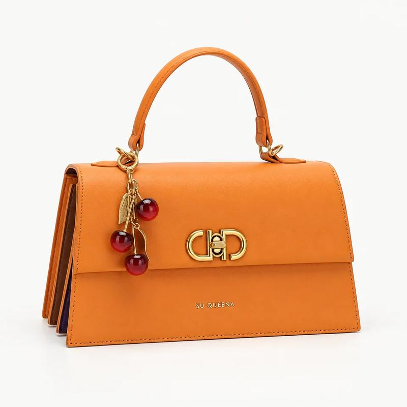 Túi xách Suqueena London Sloane 3244 kèm ví pouch đồng màu