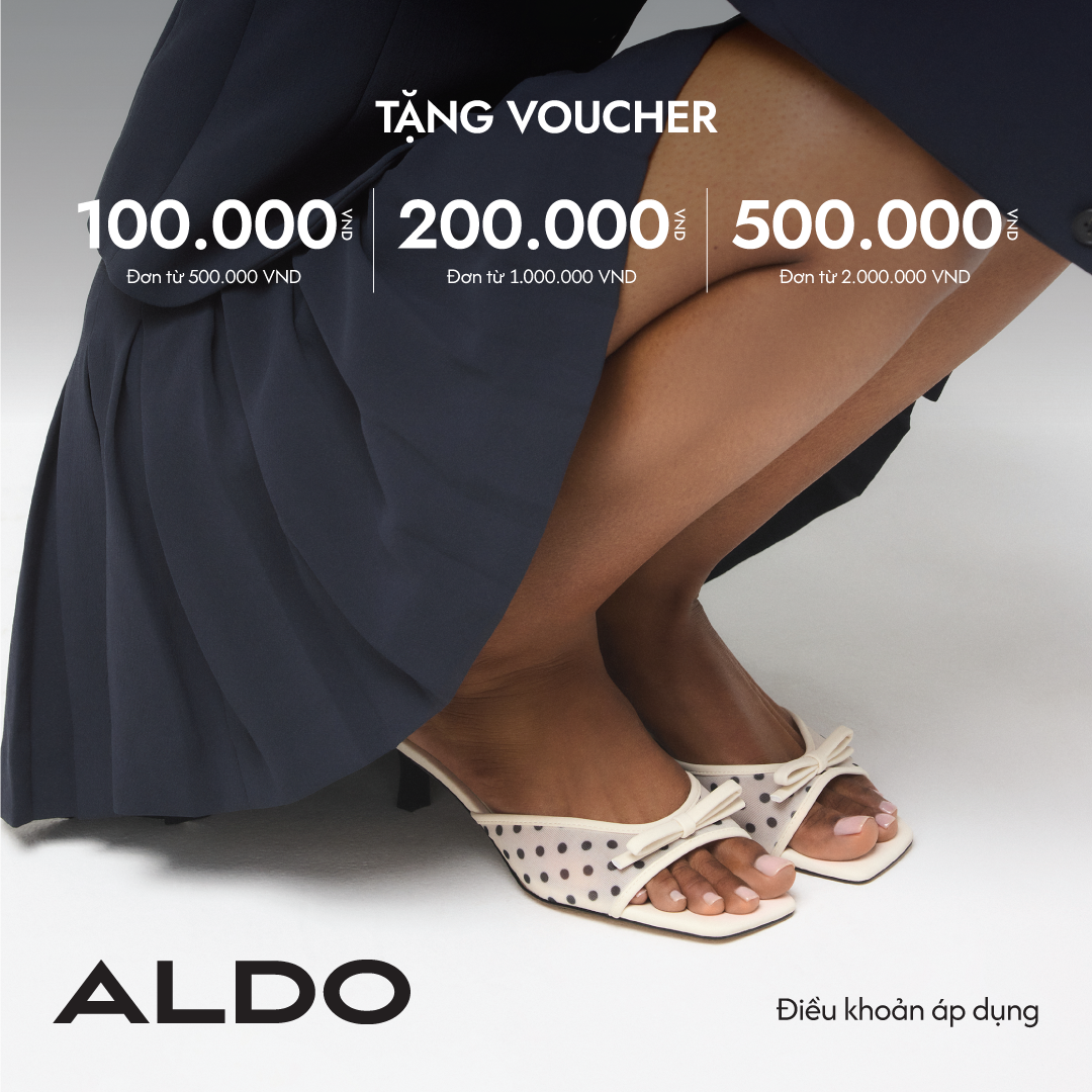 Banner ưu đãi mua sắm ALDO