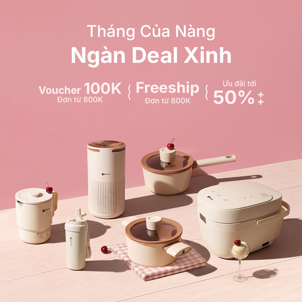 Banner ưu đãi mua sắm Elmich